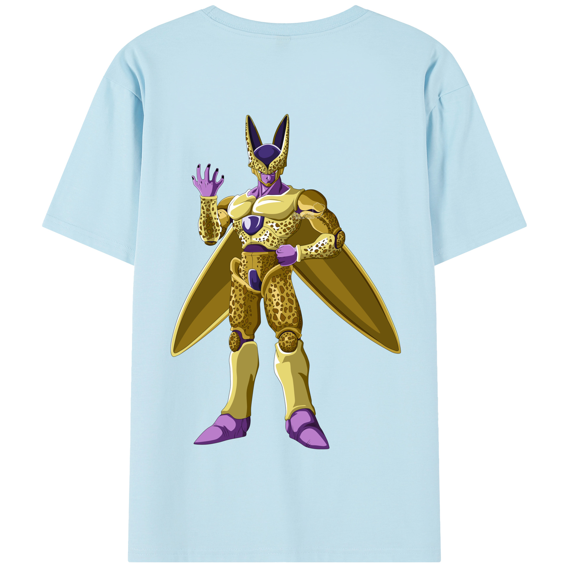 （画像用） ドラゴンボール セル DRAGON BALL Cell 綿100％半袖Tシャツ（背面プリント）